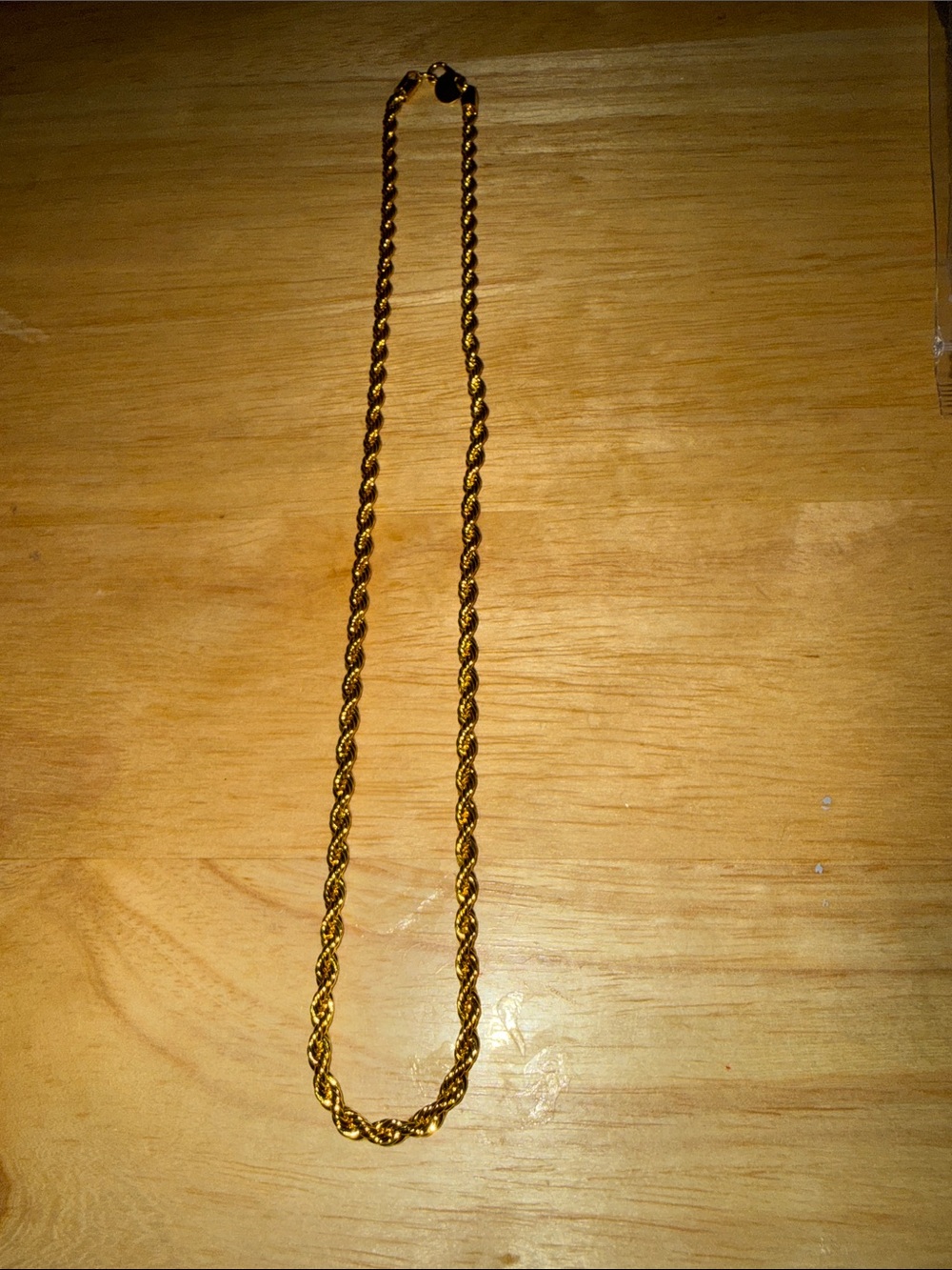 Classic Gold-Tone Rope Chain Necklace - Women Jewelry